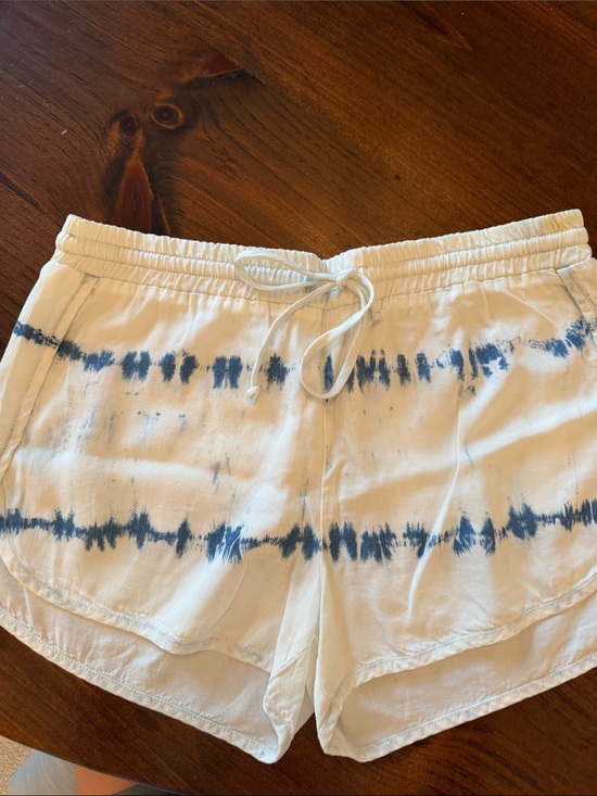 cloth & stone Pants - Cloth and Stone White Tie-Dye Women’s Lounge Shorts